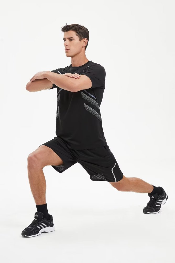 Men's Quick-dry Sports Fitness Shirt and Shorts Kit