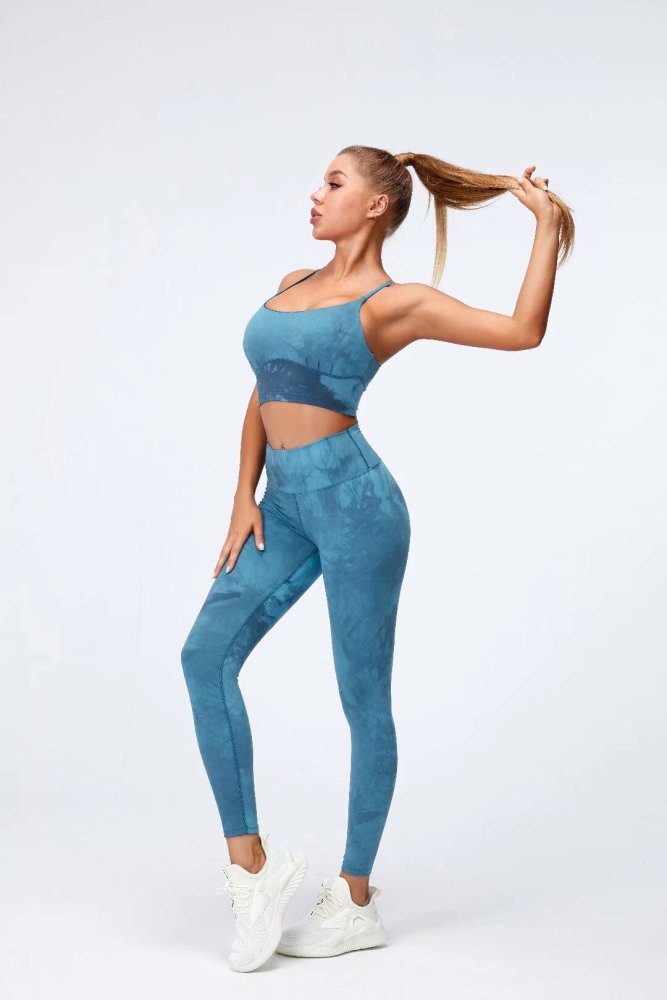 Womens Yoga Fitness Running Top and Pants Set L3032+L3031