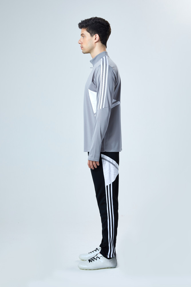 Adult Half-Zip Training Top and Pants Set Gary #B201
