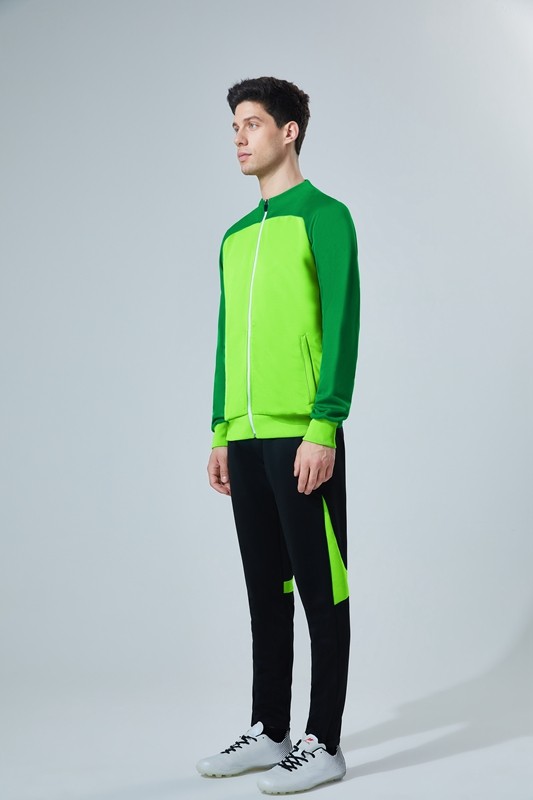 Adult Track Jacket and Pants Set Green #NJ01