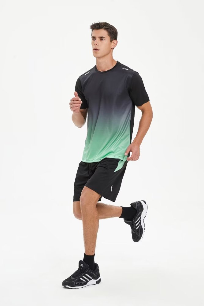 Men's Quick-dry Sports Fitness Shirt and Shorts Kit