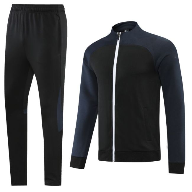 Adult Track Jacket and Pants Set Black #NJ01