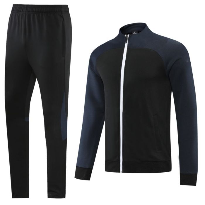 Adult Track Jacket and Pants Set Black #NJ01