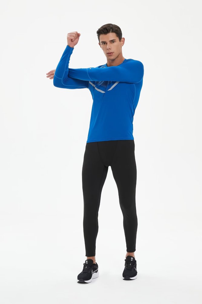 Men's Quick-dry Sports Fitness Top and Pants Set