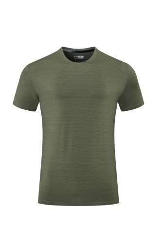 Men's Quick-dry Sports Fitness T-shirt Light army green #202