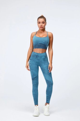 Womens Yoga Fitness Running Top and Pants Set L3032+L3031