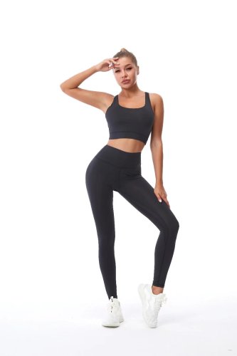 Womens Yoga Fitness Running Top and Pants Set 21113+L3029