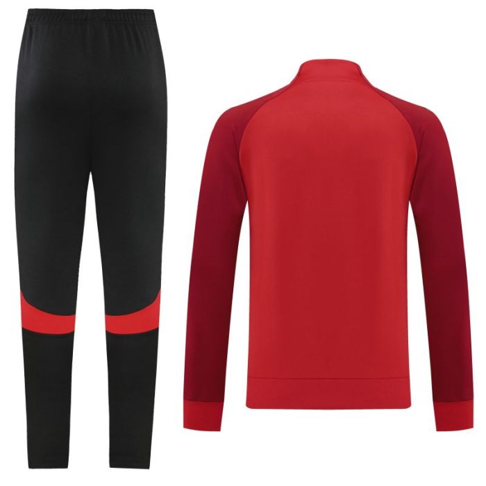 Adult Track Jacket and Pants Set Jujube red #NJ01