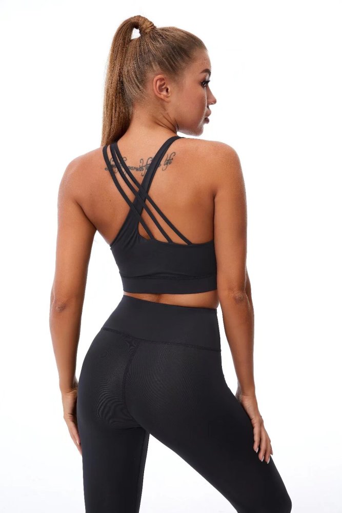 Womens Yoga Fitness Running Top and Pants Set 21113+L3029