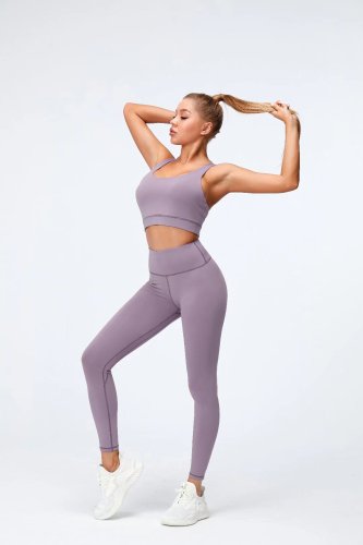 Womens Yoga Fitness Running Top and Pants Set 21113+L3029