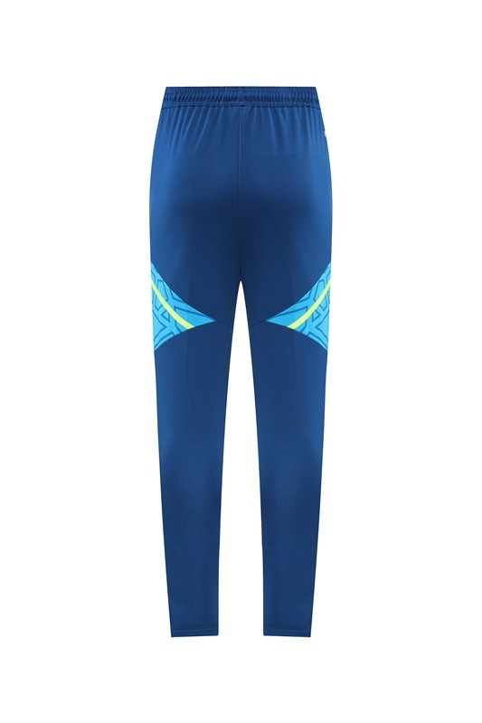 Adult Half-Zip Training Top and Pants Set Lake blue #B201