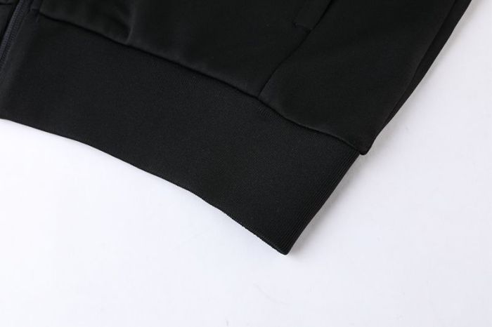 Adult Track Jacket and Pants Set Black/Gray #NJ02