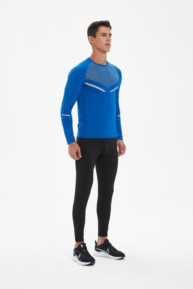 Men's Quick-dry Sports Fitness Top and Pants Set