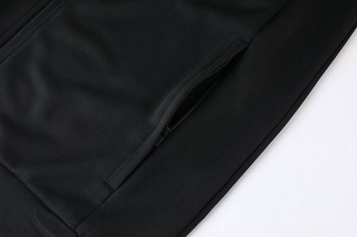 Adult Track Jacket and Pants Set Black/Purple #NJ02