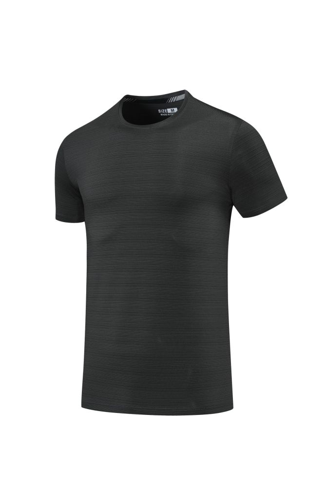 Men's Quick-dry Sports Fitness T-shirt Dark Gray #202