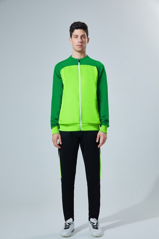 Adult Track Jacket and Pants Set Green #NJ01