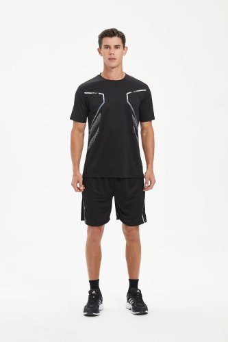 Men's Quick-dry Sports Fitness Shirt and Shorts Kit