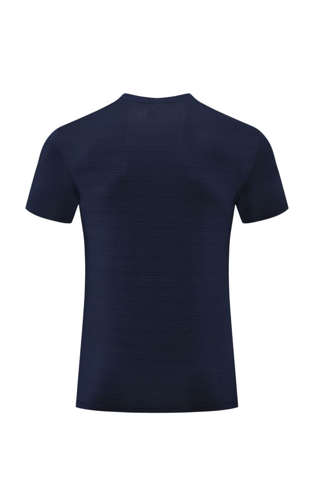 Men's Quick-dry Sports Fitness T-shirt Dark blue #204