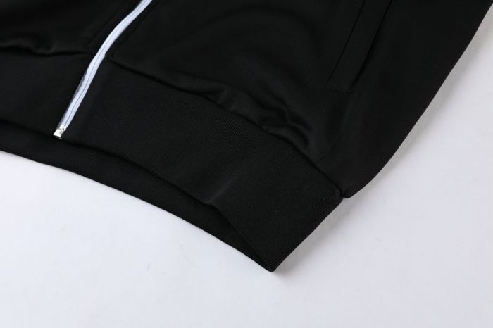 Adult Track Jacket and Pants Set Black/Green #NJ01