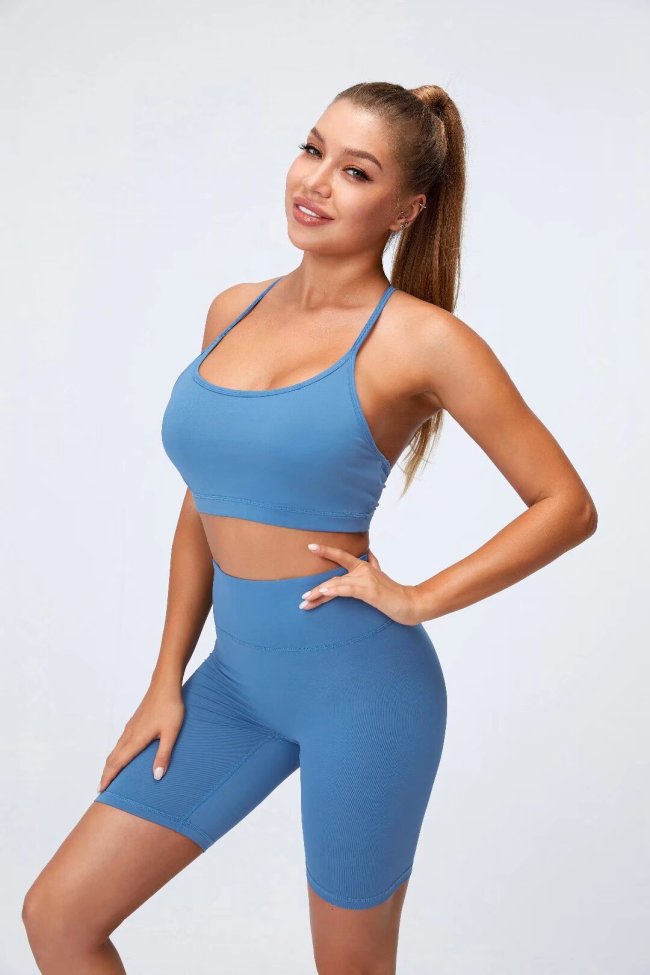 Womens Yoga Fitness Running Top and Pants Set 21108+L3005