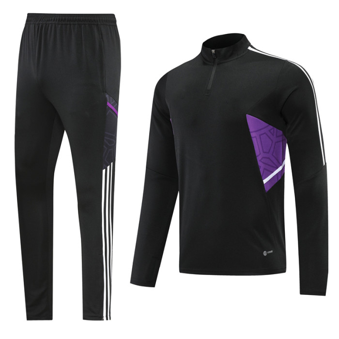 Adult Half-Zip Training Top and Pants Set #B201