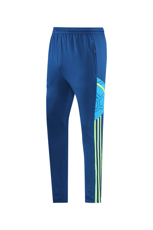 Adult Half-Zip Training Top and Pants Set Lake blue #B201