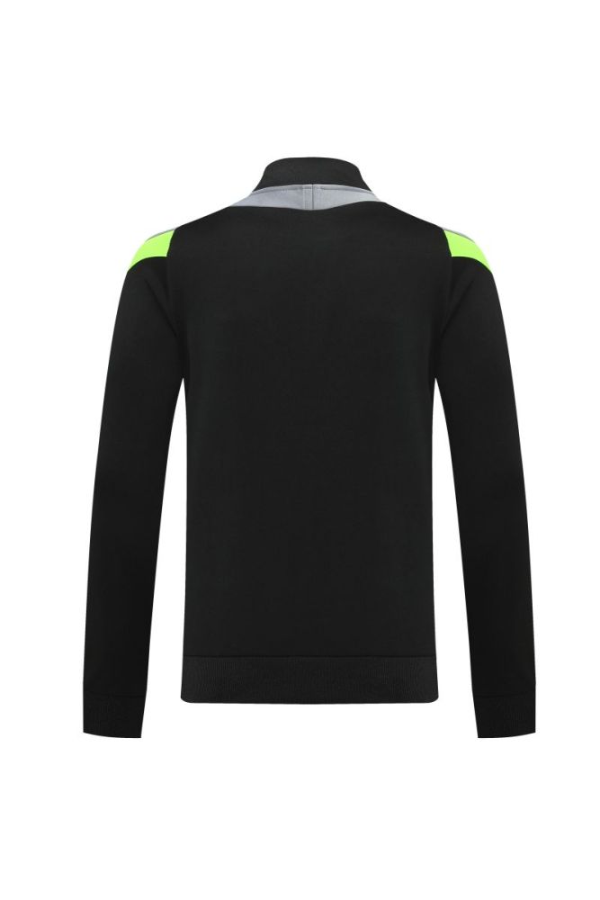 Adult Track Jacket and Pants Set Black/Gray #NJ02