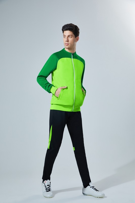 Adult Track Jacket and Pants Set Green #NJ01