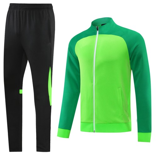 Adult Track Jacket and Pants Set Green #NJ01