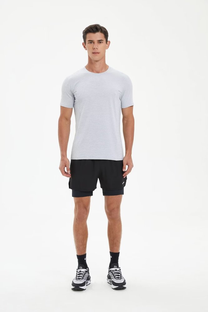 Men's Quick-dry Sports Fitness Shirt and Shorts Kit