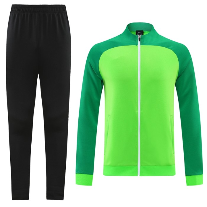 Adult Track Jacket and Pants Set Green #NJ01
