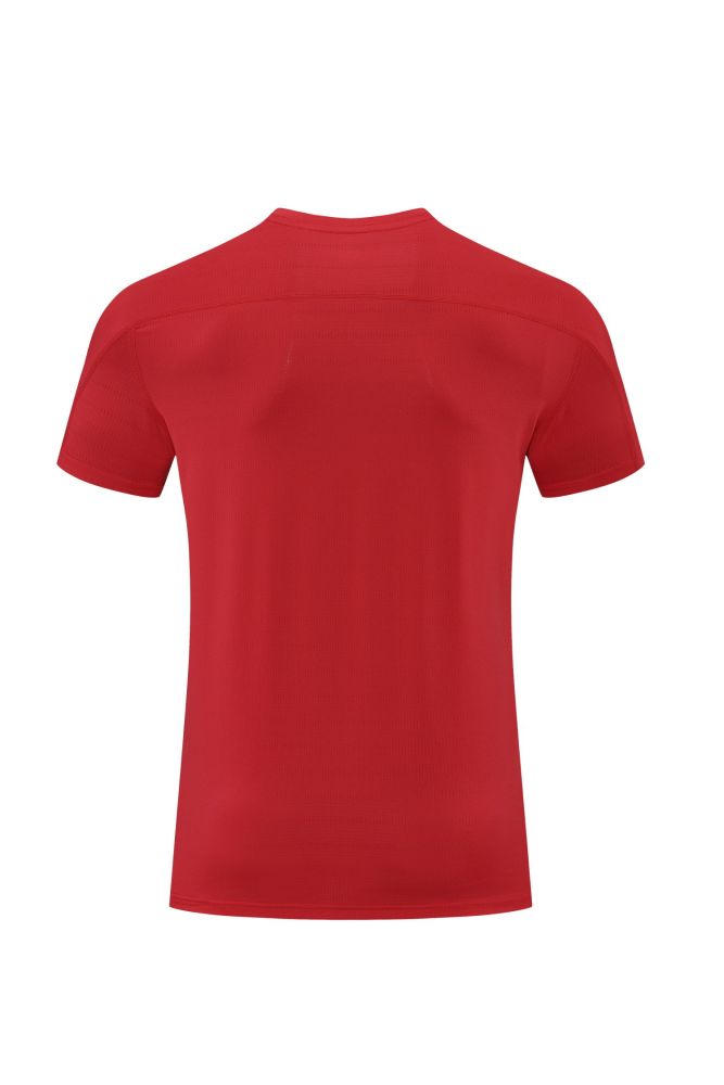 Men's Quick-dry Sports Fitness T-shirt Red #203