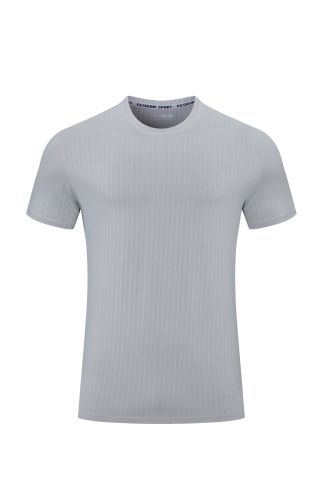 Men's Quick-dry Sports Fitness T-shirt Grey #201