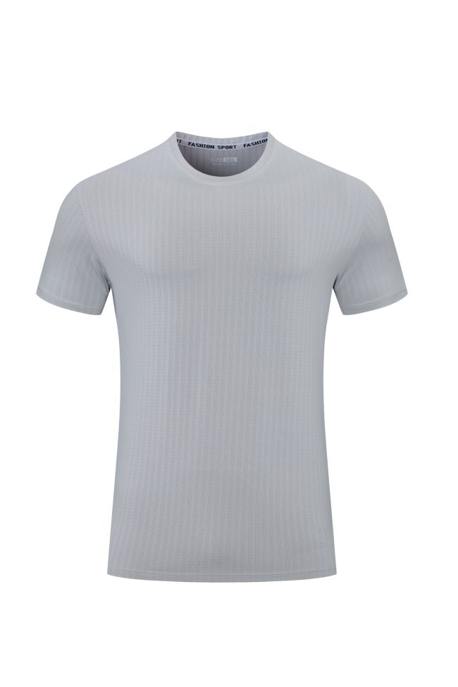 Men's Quick-dry Sports Fitness T-shirt Grey #201