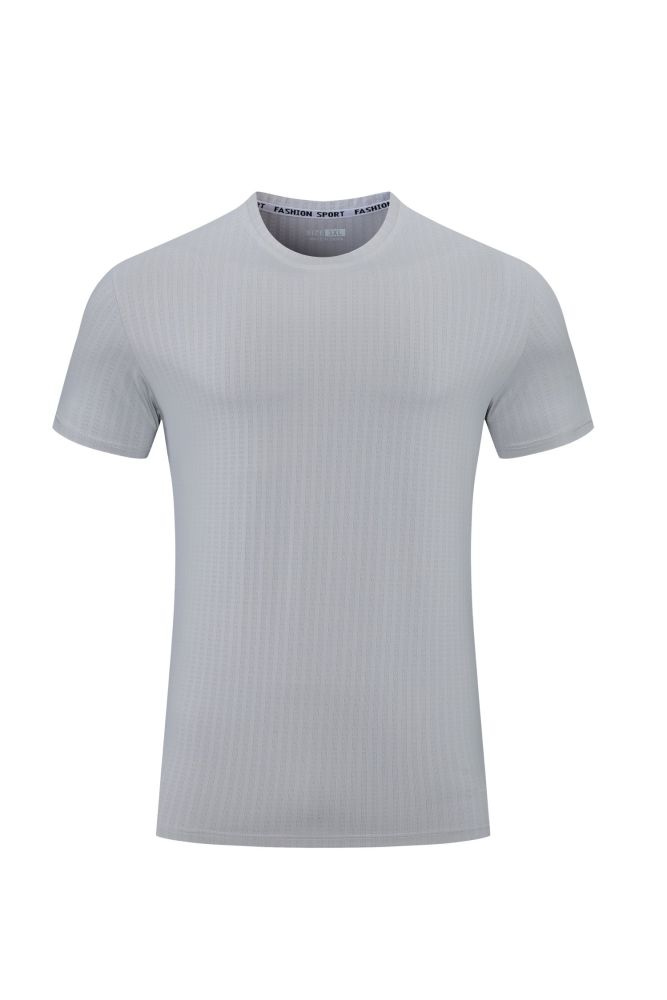 Men's Quick-dry Sports Fitness T-shirt Grey #201