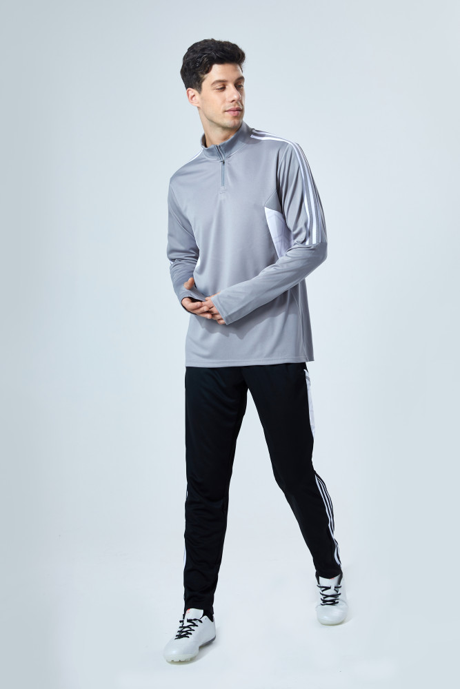 Adult Half-Zip Training Top and Pants Set Gary #B201