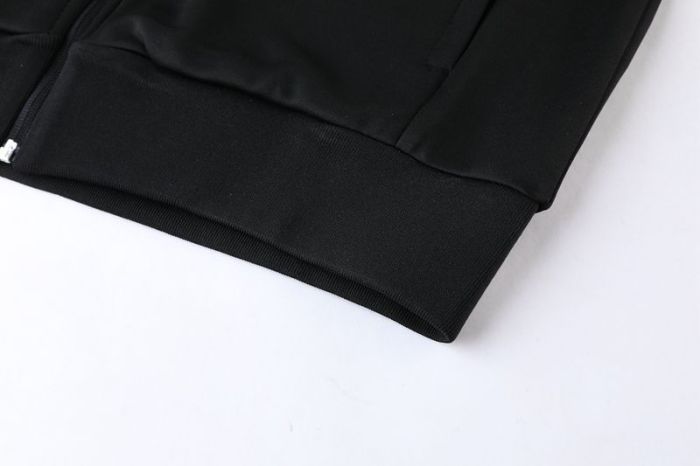Adult Track Jacket and Pants Set Black/Blue #NJ02