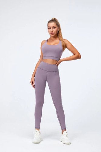 Womens Yoga Fitness Running Top and Pants Set 21113+L3029