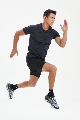Men's Quick-dry Sports Fitness Shirt and Shorts Kit