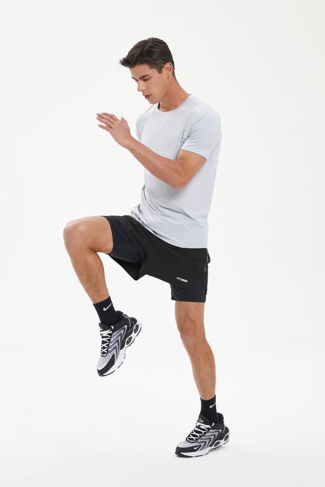 Men's Quick-dry Sports Fitness Shirt and Shorts Kit