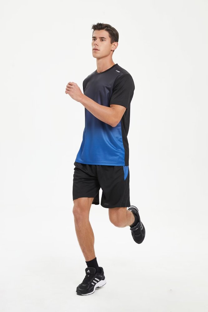 Men's Quick-dry Sports Fitness Shirt and Shorts Kit