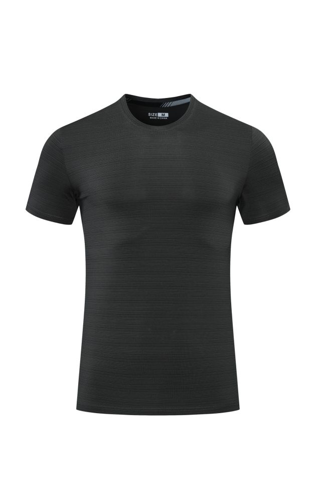 Men's Quick-dry Sports Fitness T-shirt Dark Gray #202