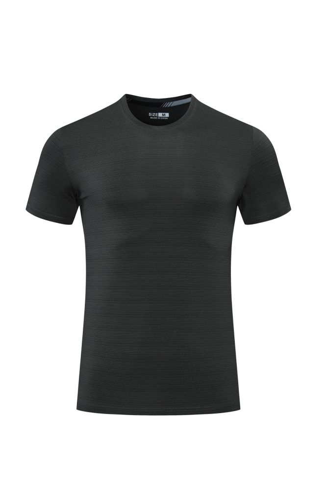 Men's Quick-dry Sports Fitness T-shirt Dark Gray #202
