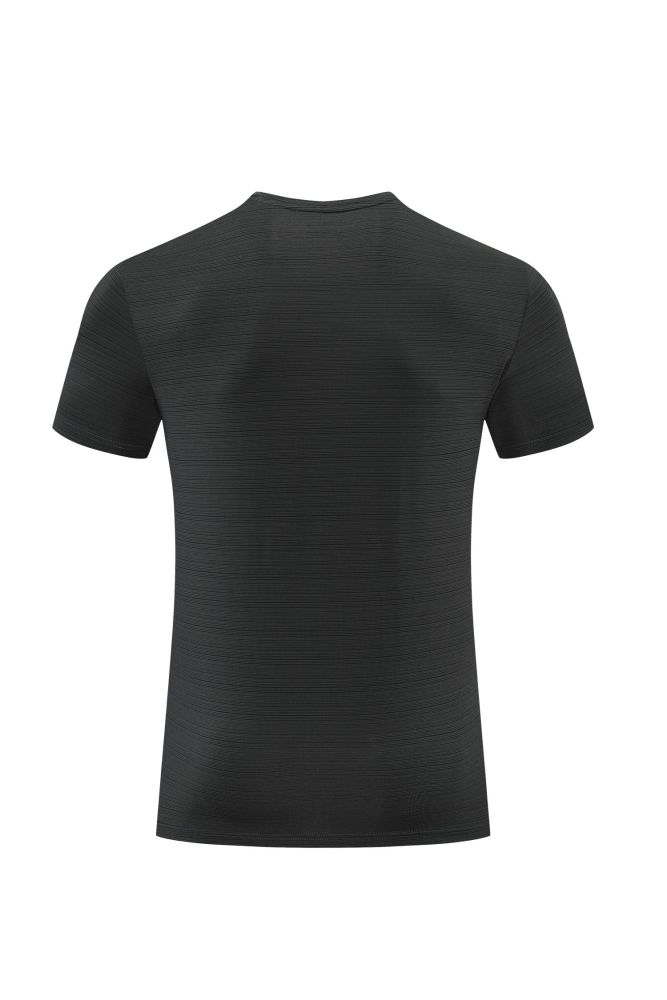 Men's Quick-dry Sports Fitness T-shirt Black #204