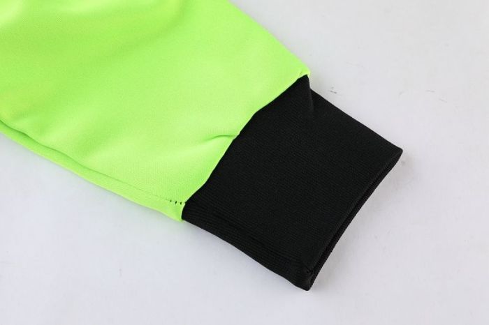 Adult Track Jacket and Pants Set Black/Green #NJ01