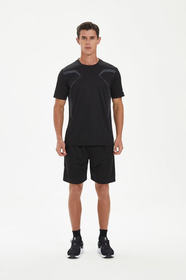 Men's Quick-dry Sports Fitness Shirt and Shorts Kit