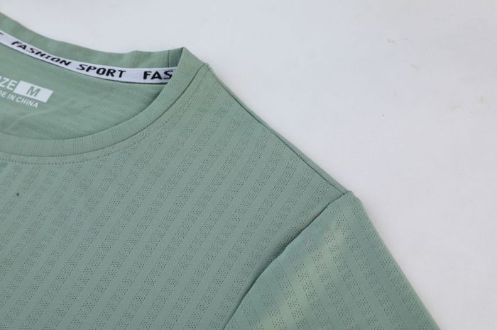 Men's Quick-dry Sports Fitness T-shirt Light army green #201