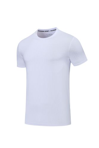 Men's Quick-dry Sports Fitness T-shirt White #201
