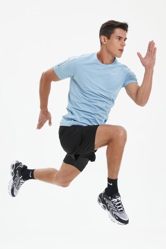 Men's Quick-dry Sports Fitness Shirt and Shorts Kit