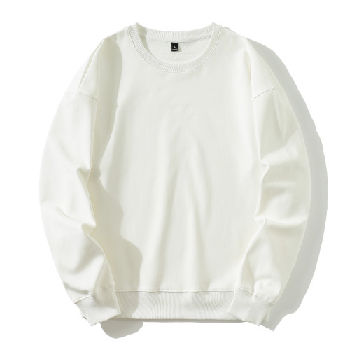 Adult Pure Cotton Sweatshirt White